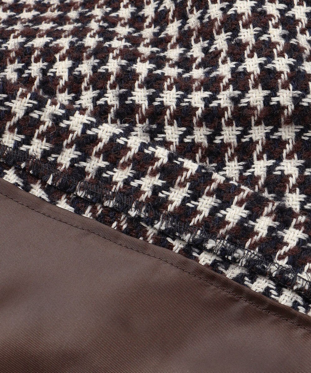 23区 チェックツイード ラップ風 スカート 