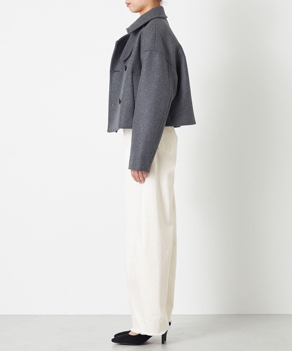 NAVE 【Nave】ダブルメルトン ショートPコート 