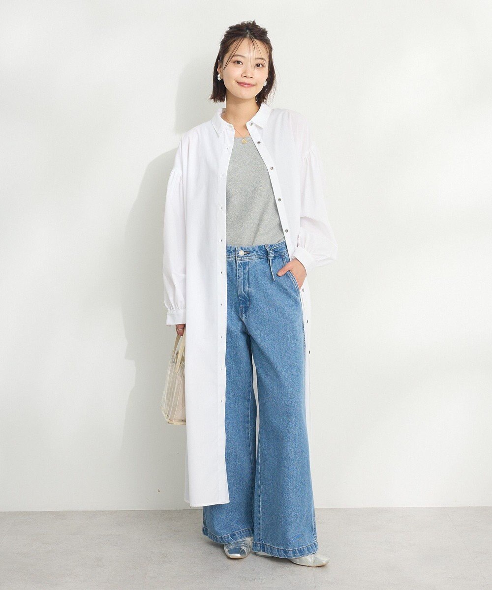 CRAFT STANDARD BOUTIQUE シワ軽減 /イージーケアシャツワンピース 