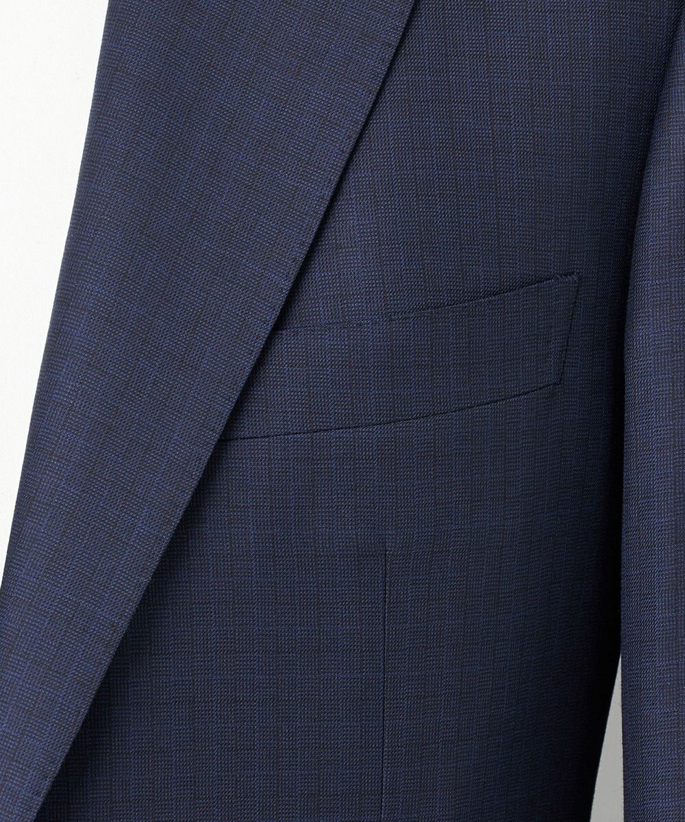 GOTAIRIKU WEB&一部店舗限定【DORMEUIL/ドーメル】IMPERIALJADE/インペリアルジェイド 通年 3ピーススーツ（ネイビー×格子） 