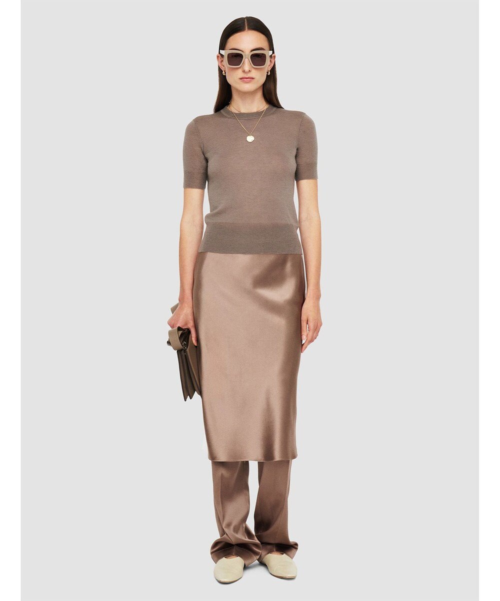 JOSEPH 【洗える】キャッシュエアー　ショートスリーブニット 