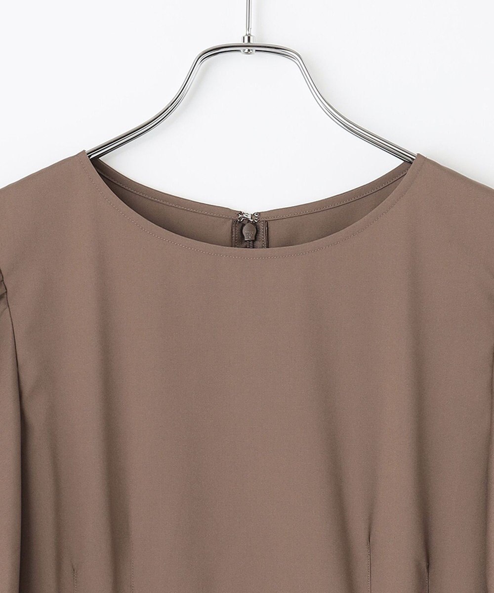 #Newans 【洗える】ピンタックベストコンビワンピース 