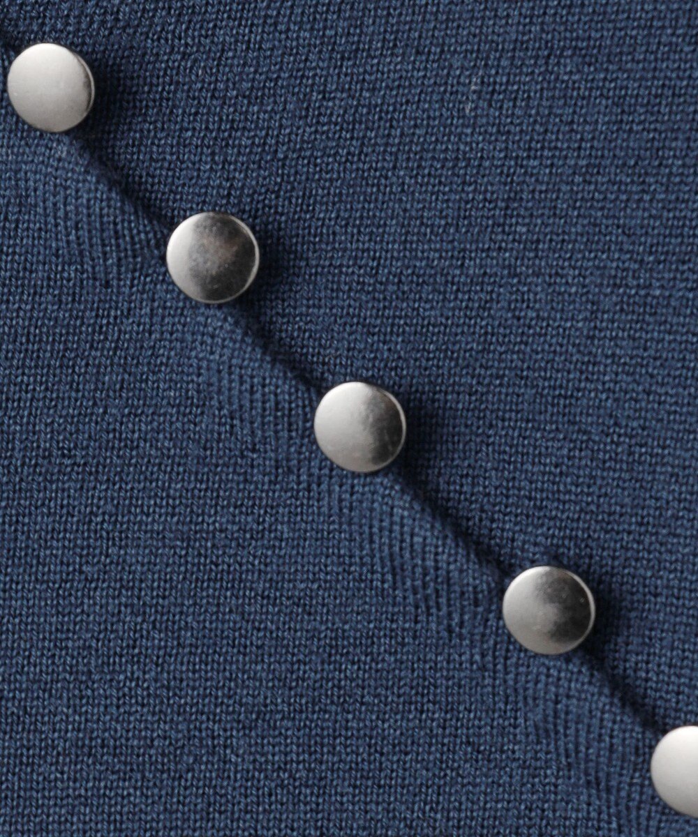 ICB 【洗える】 シルキーウールダブルフェイス ハイネックニットワンピース 