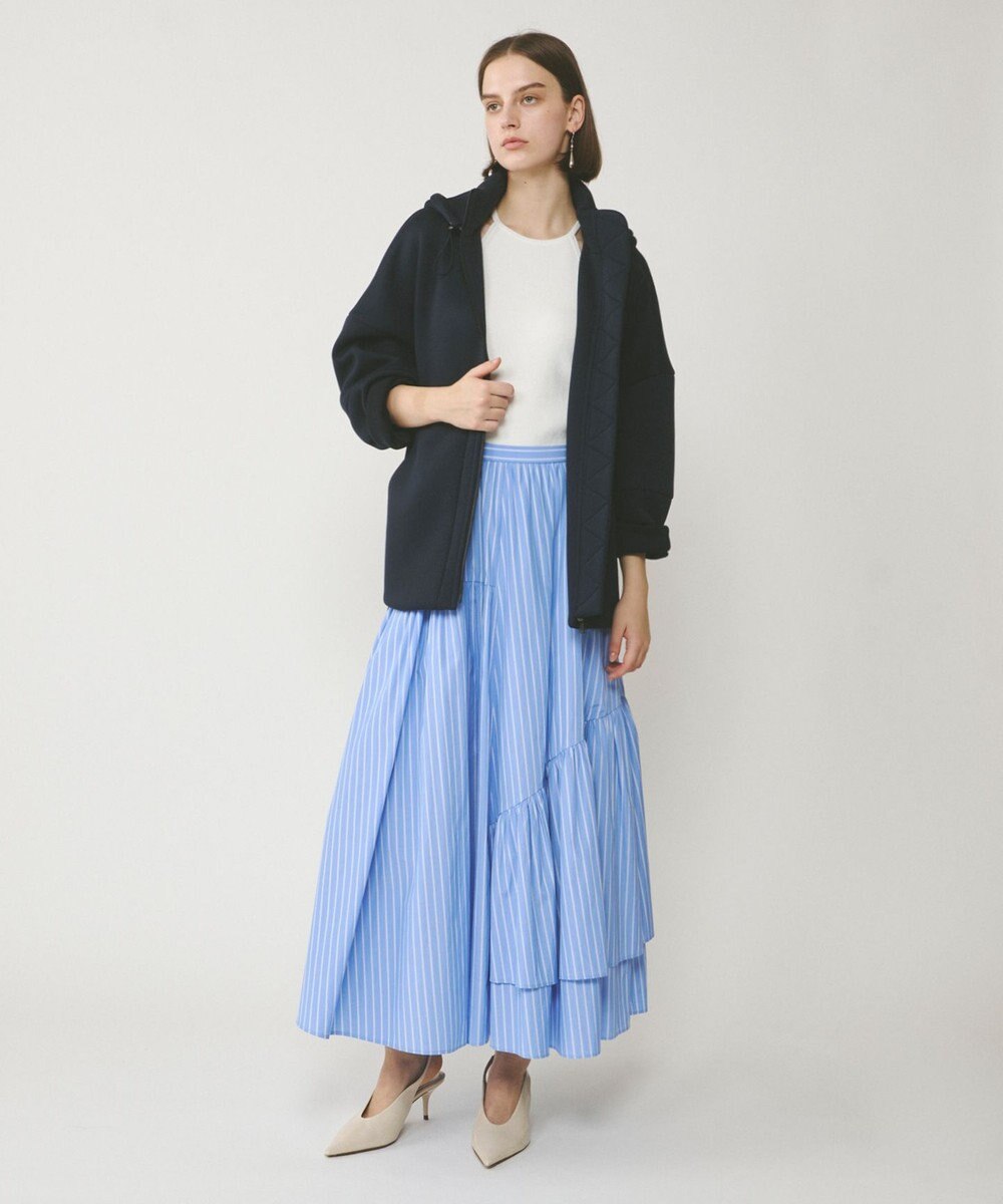 GRACE CONTINENTAL イレギュラーギャザースカート 