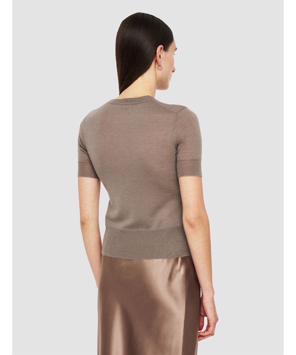 JOSEPH 【洗える】キャッシュエアー　ショートスリーブニット 