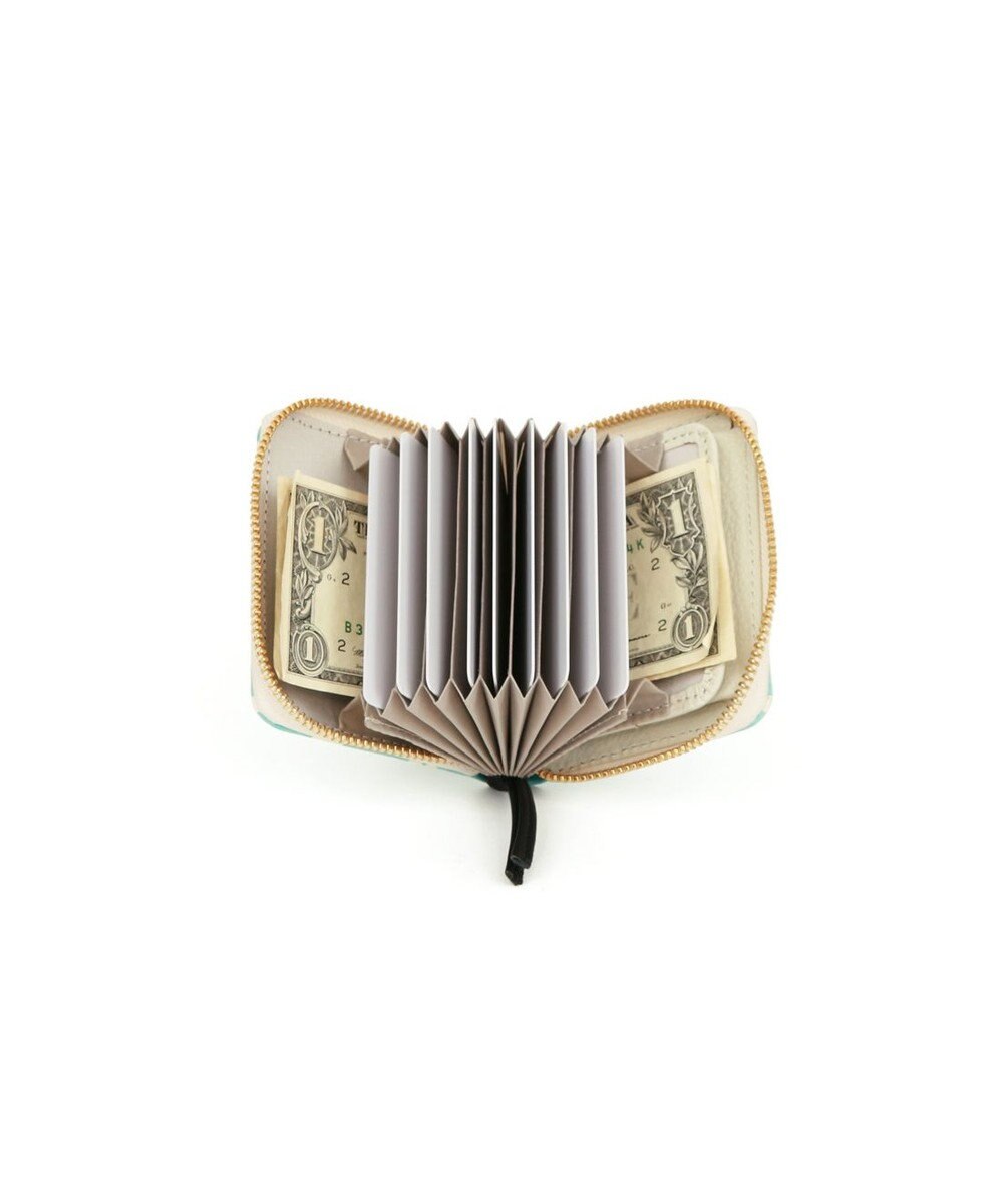 UNBILLION ペルケ perche×黒ねこ意匠 ROBIN / ジャバラカードウォレット 