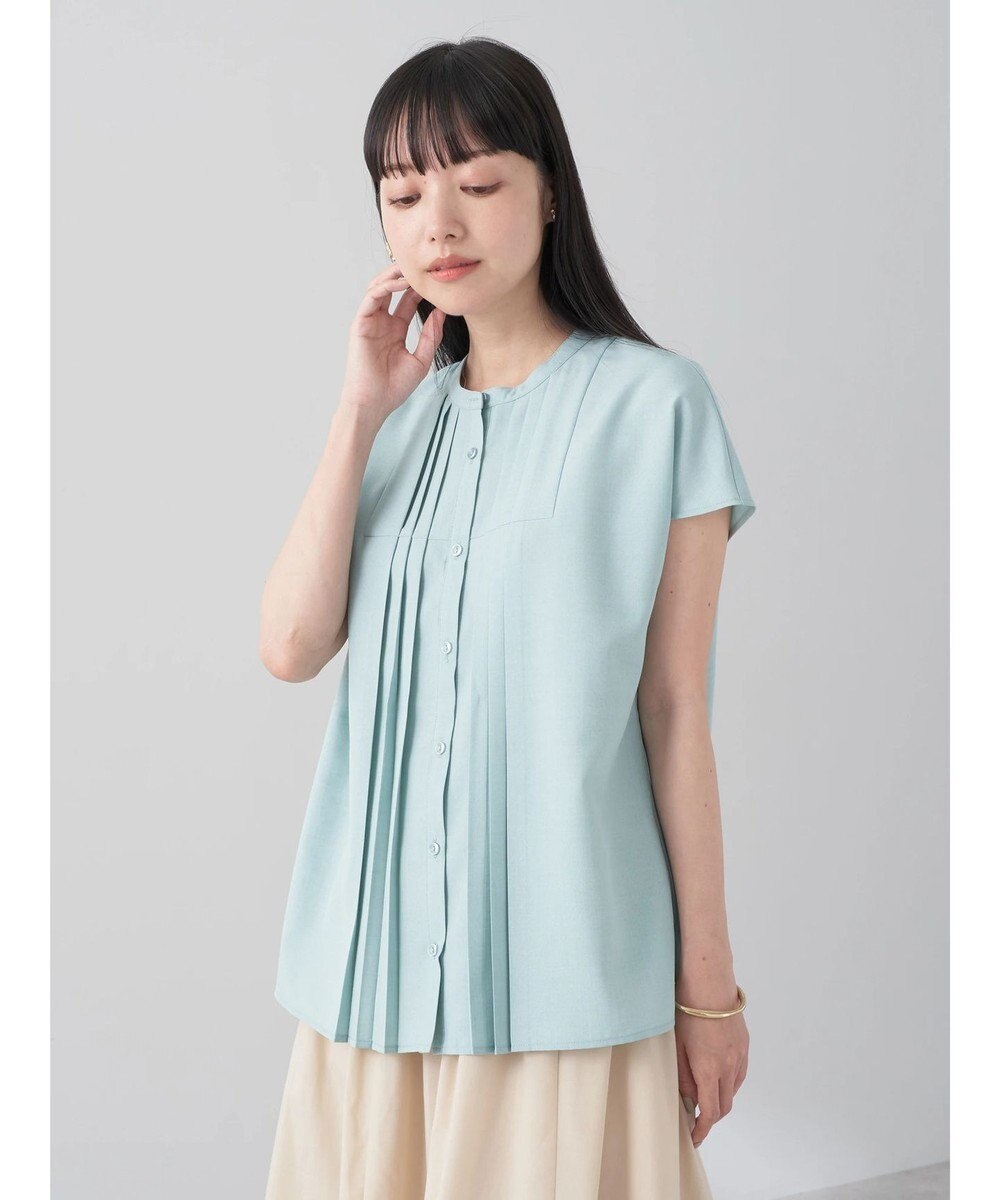 earth music&ecology タックデザインブラウス 