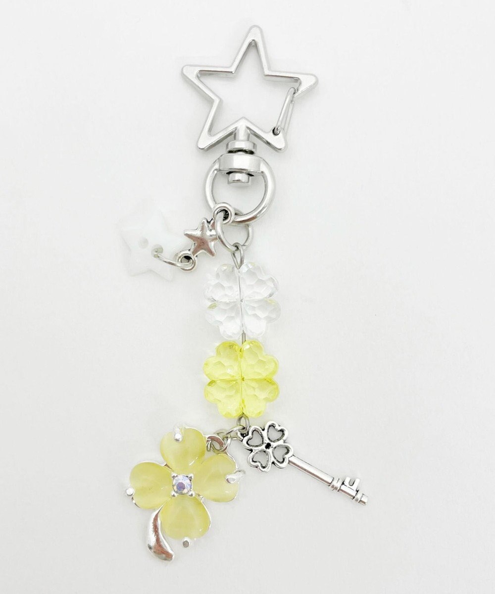 WEGO ビジュークローバービーズキーホルダー 