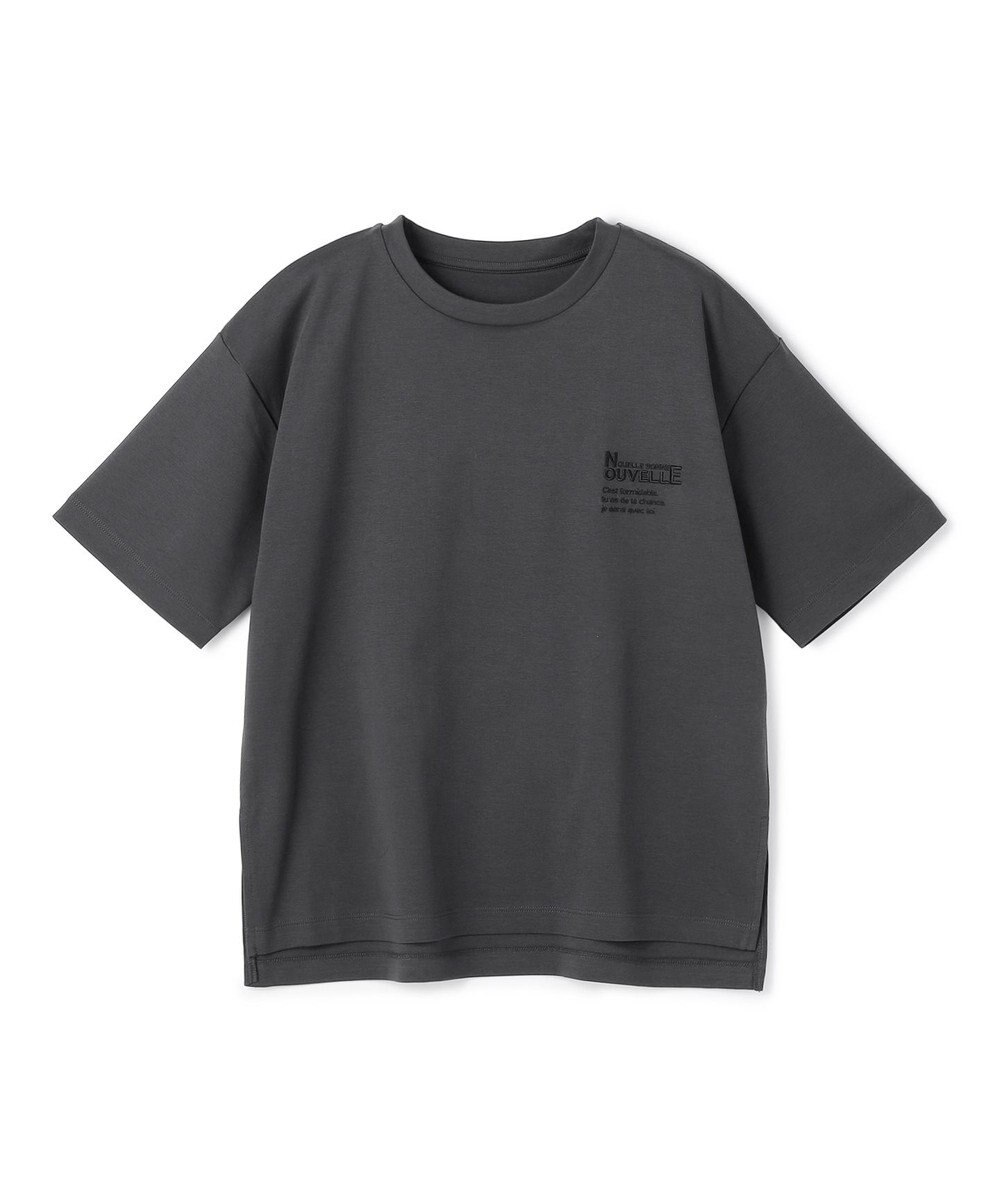 UNFILO 【VERY掲載】BEAUTY FORM-T cotton ロゴ ハーフスリーブ Tシャツ 