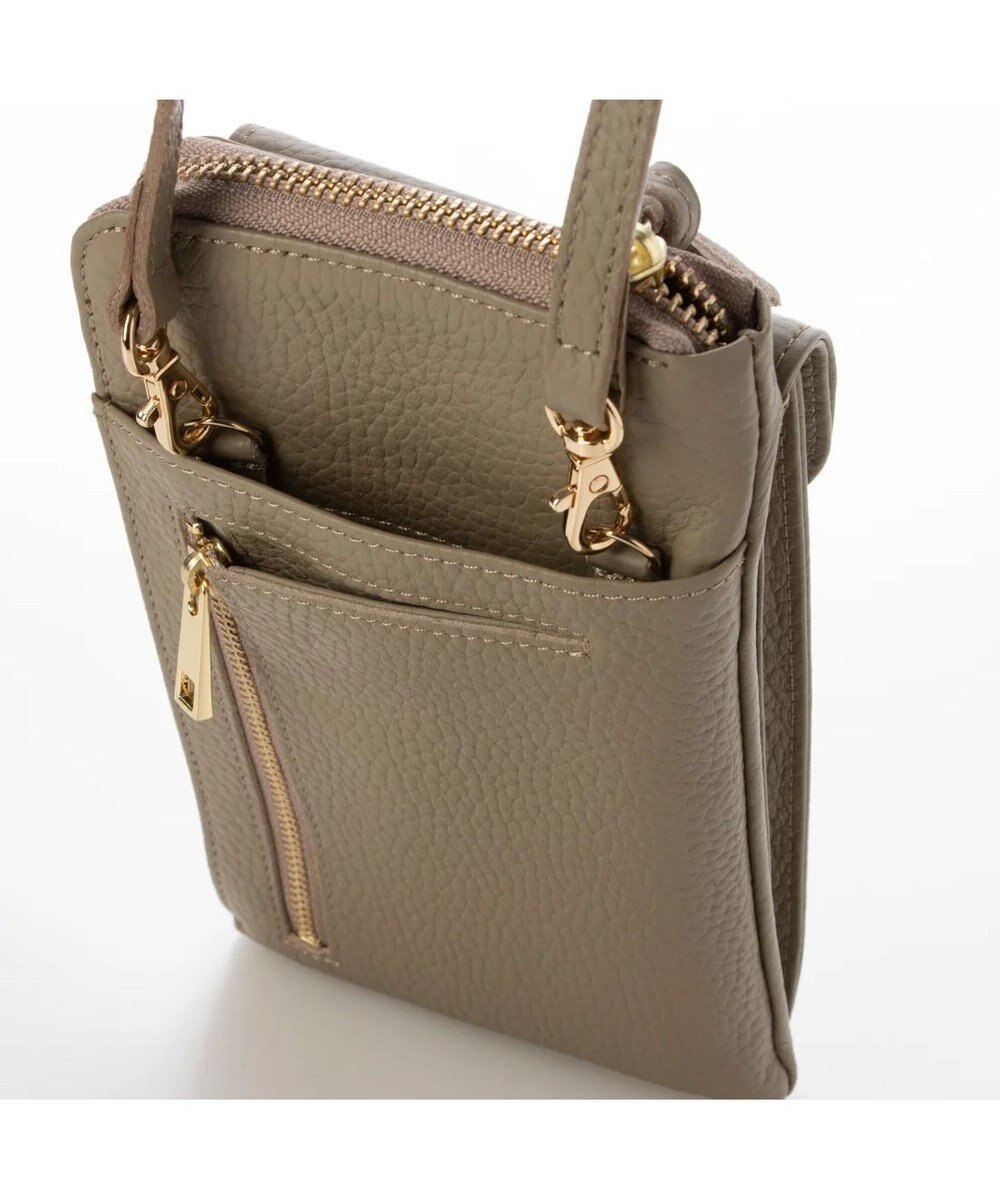 UNBILLION ペルケ perche / 牛革シュリンクタイプモバイルウォレットショルダー　旧8660 