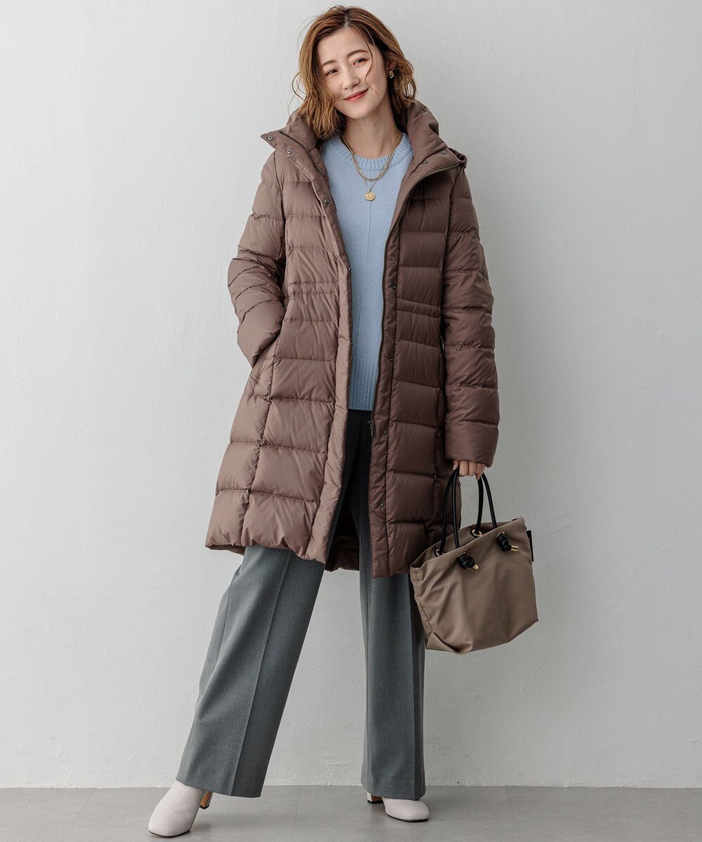 23区 【洗える】ウォームストレッチ ワイドパンツ 