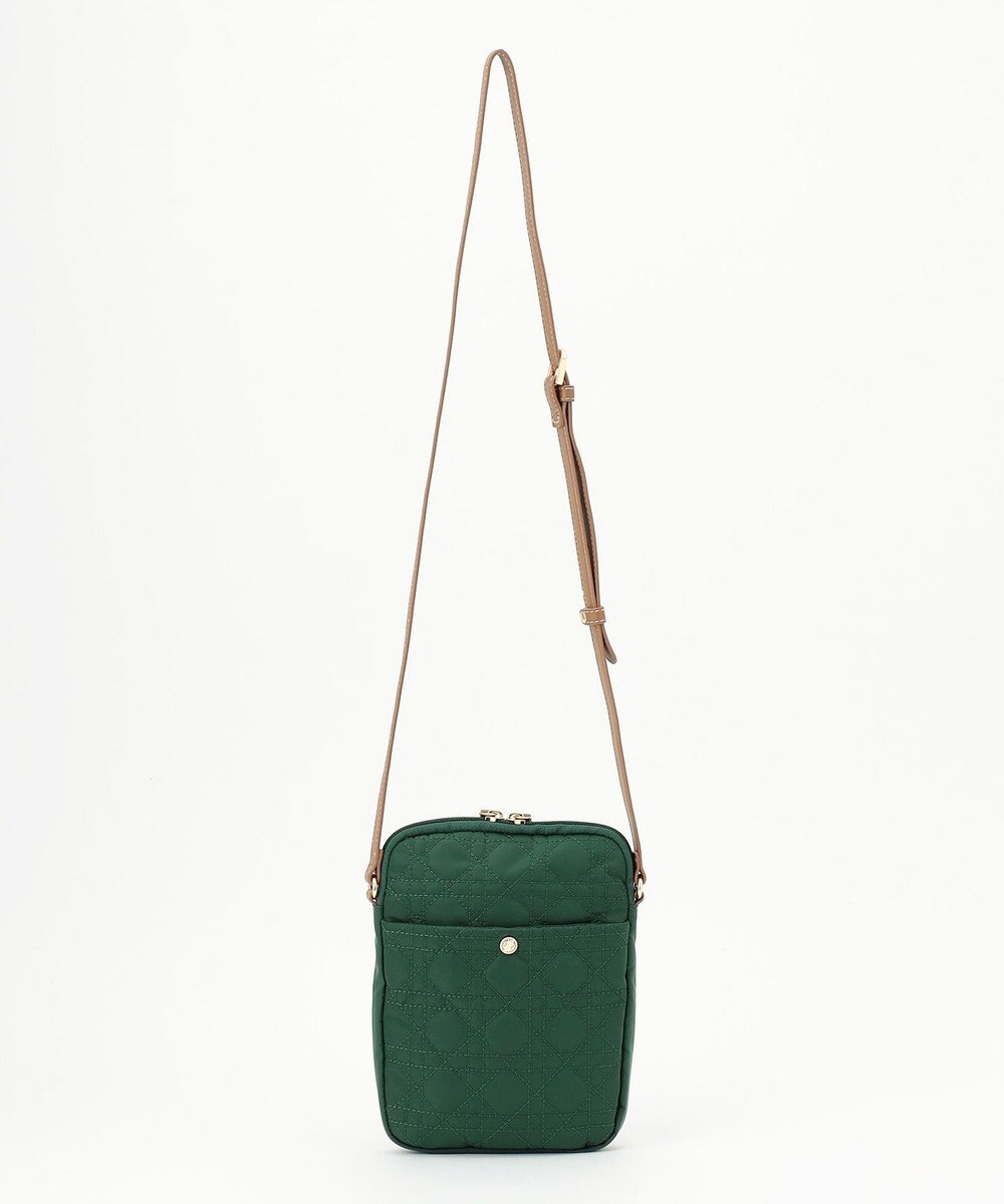 LA BAGAGERIE グリッドキルティングショルダー 