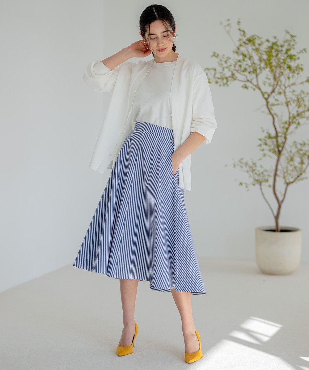 組曲 【洗える】C/Nyブロード スカート 