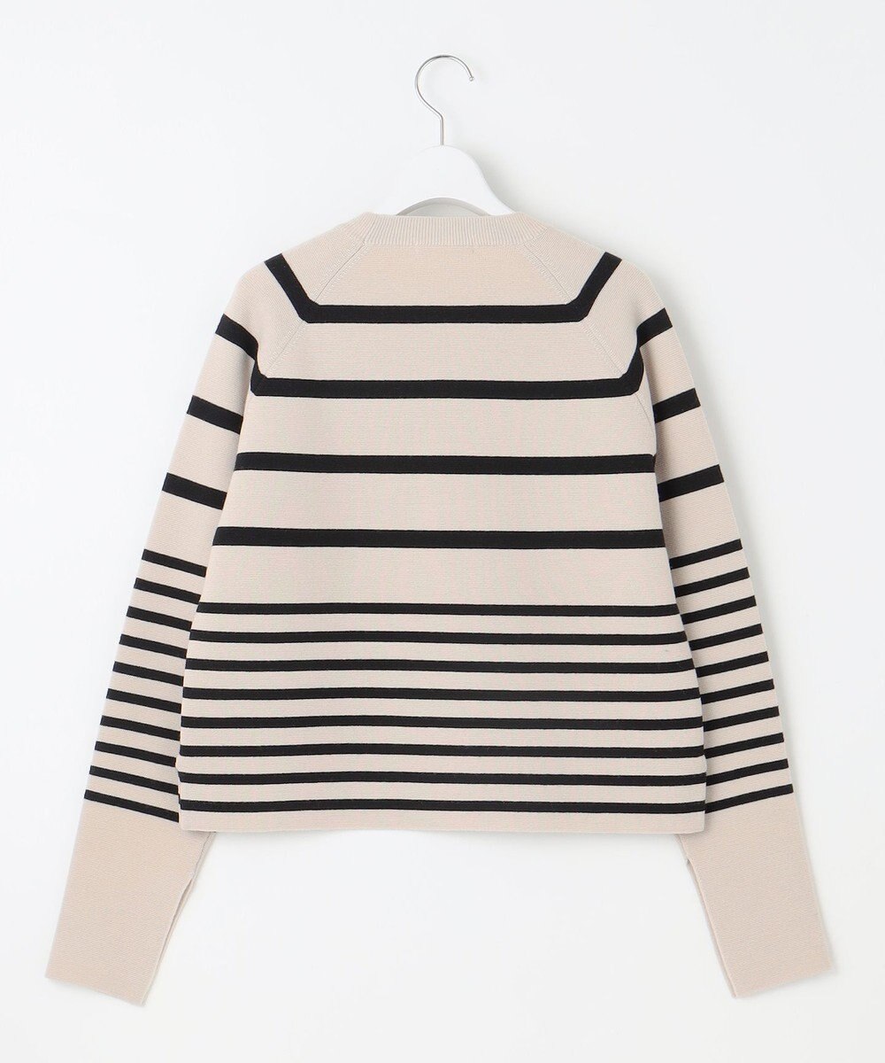 自由区 【スタイリストコラボ・洗える】ウールミラノボーダー ニット 