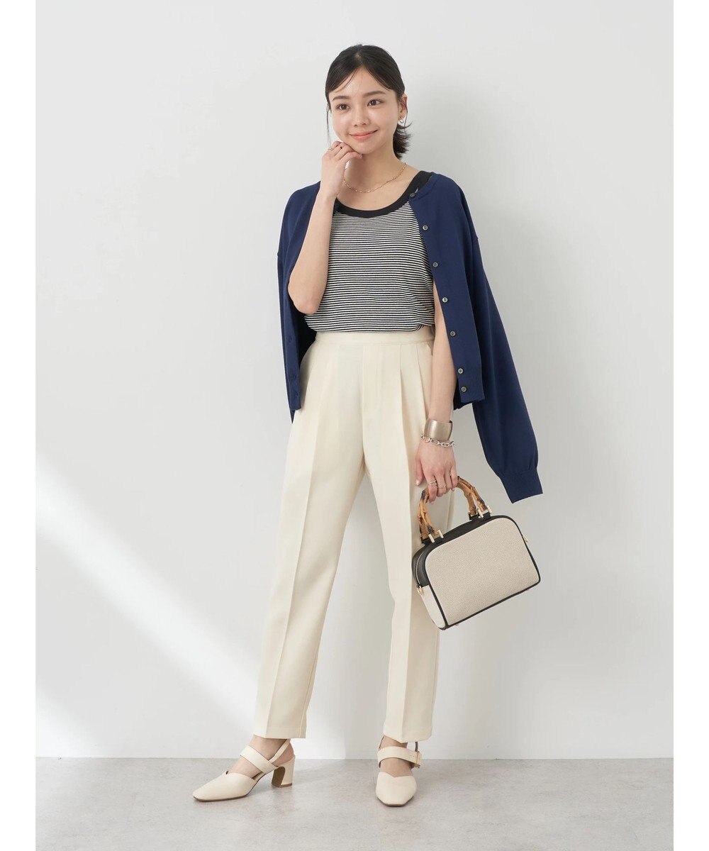 earth music&ecology 接触冷感テーパードパンツ 