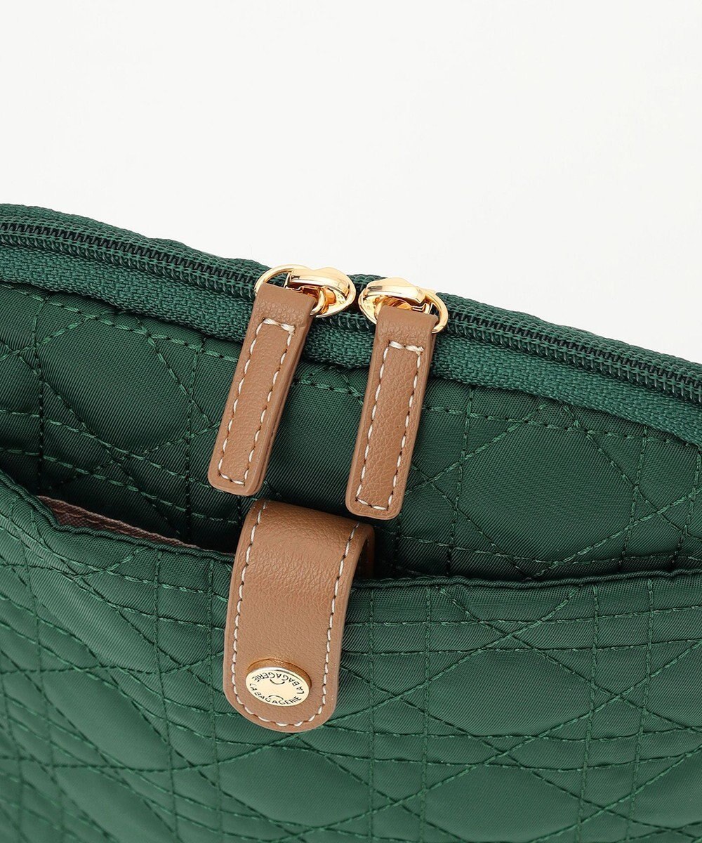 LA BAGAGERIE グリッドキルティングショルダー 