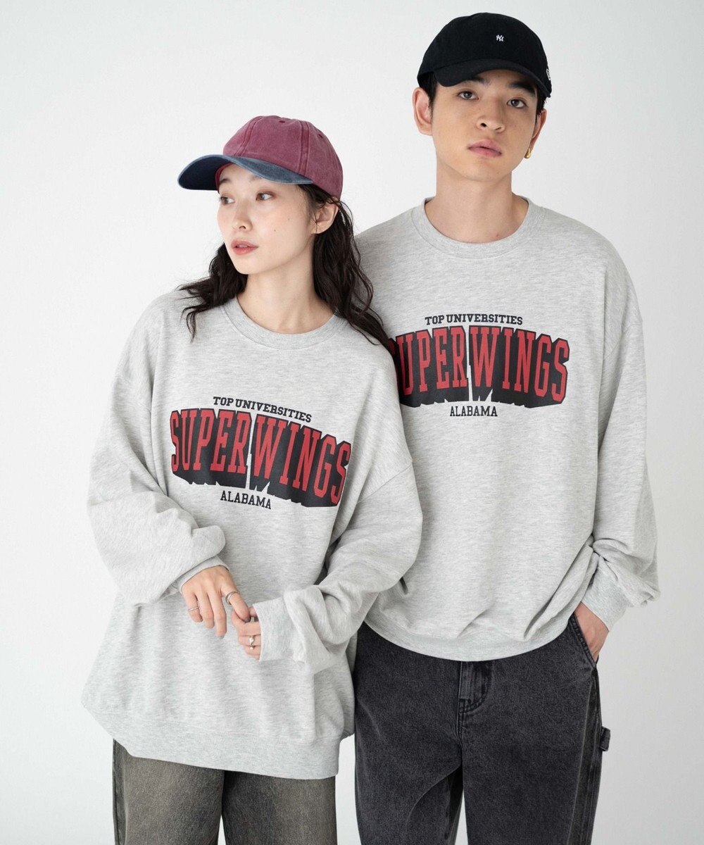 WEGO 【ユニセックス着用ITEM/SMLサイズ展開】アソートグラフィックプルオーバー 