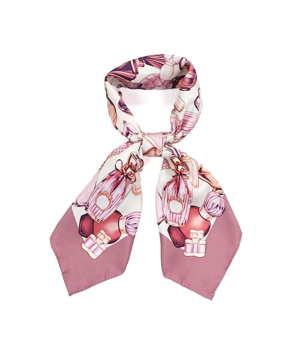 Marca ＜春の新色！＞【Marcaオリジナル】パフュームボトル  大判 シルクツイル スカーフ 