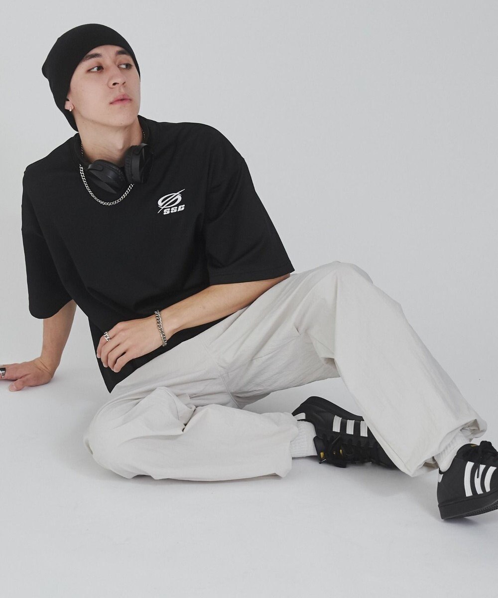 WEGO 【ウエストゴム/撥水/洗濯機可】ナイロンイージーパンツ 