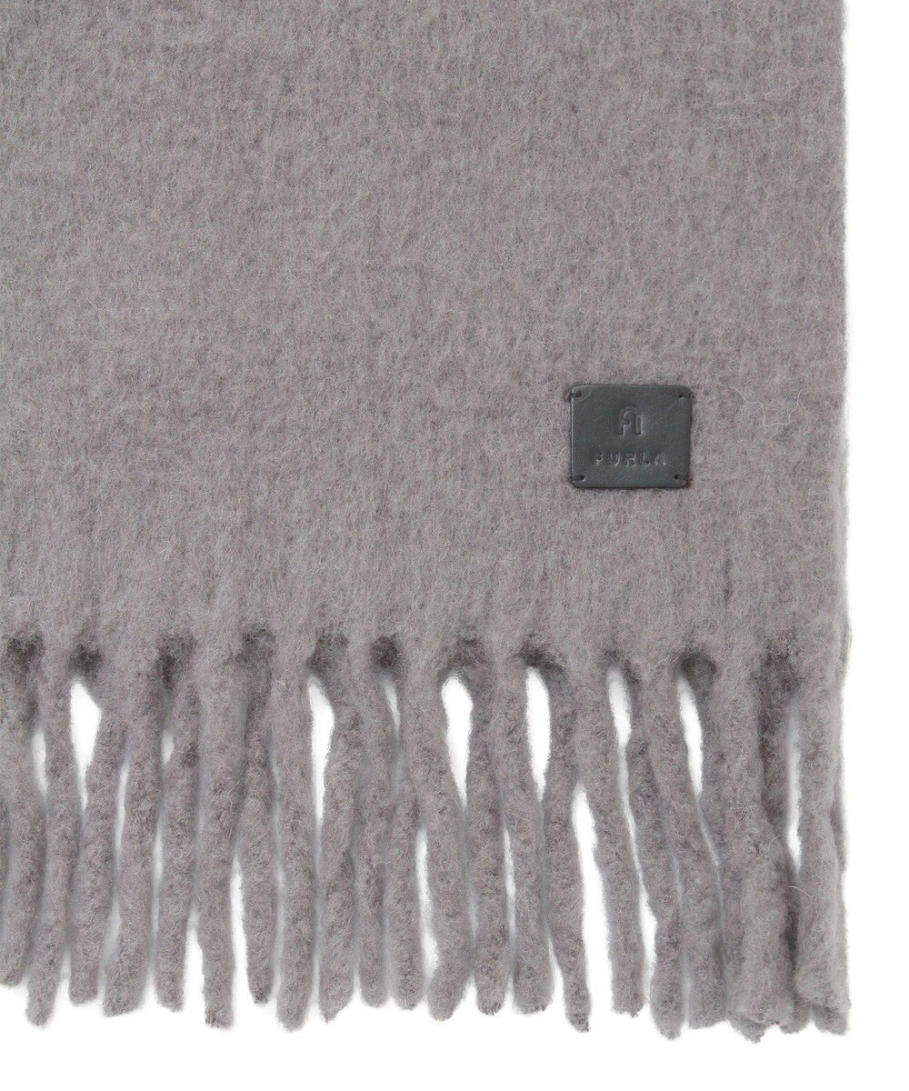 MOONBAT 【WEB限定】FURLA ウール混シャギー無地マフラー/幅40cm 