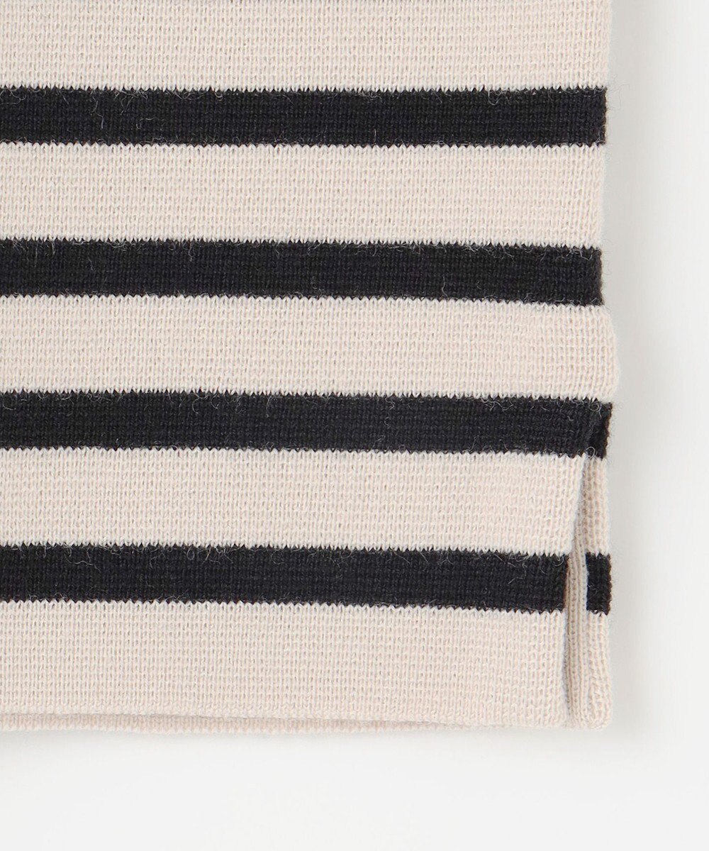 自由区 【スタイリストコラボ・洗える】ウールミラノボーダー ニット 