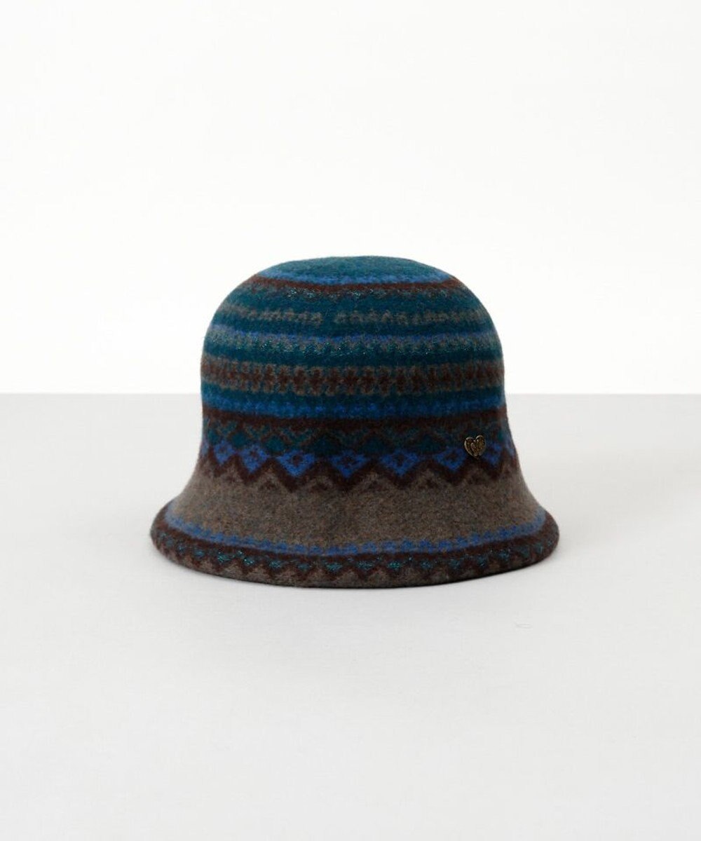 AURORA 【 ANNA SUI（アナ スイ）】ノルディックバスククロッシェハット 