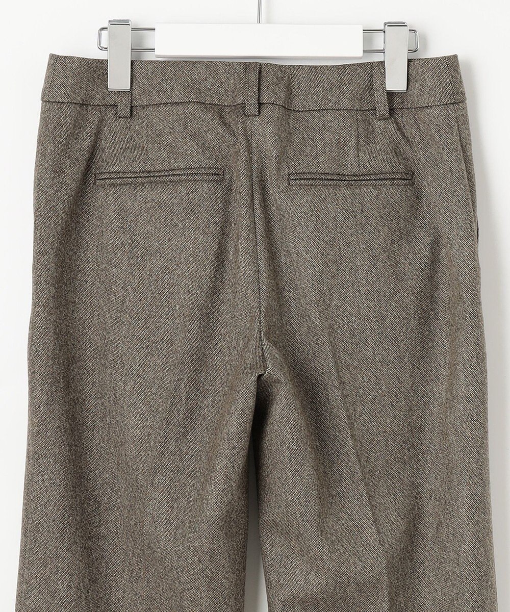 J.PRESS LADIES 【セットアップ対応】ウールストレッチツイード ストレート パンツ 