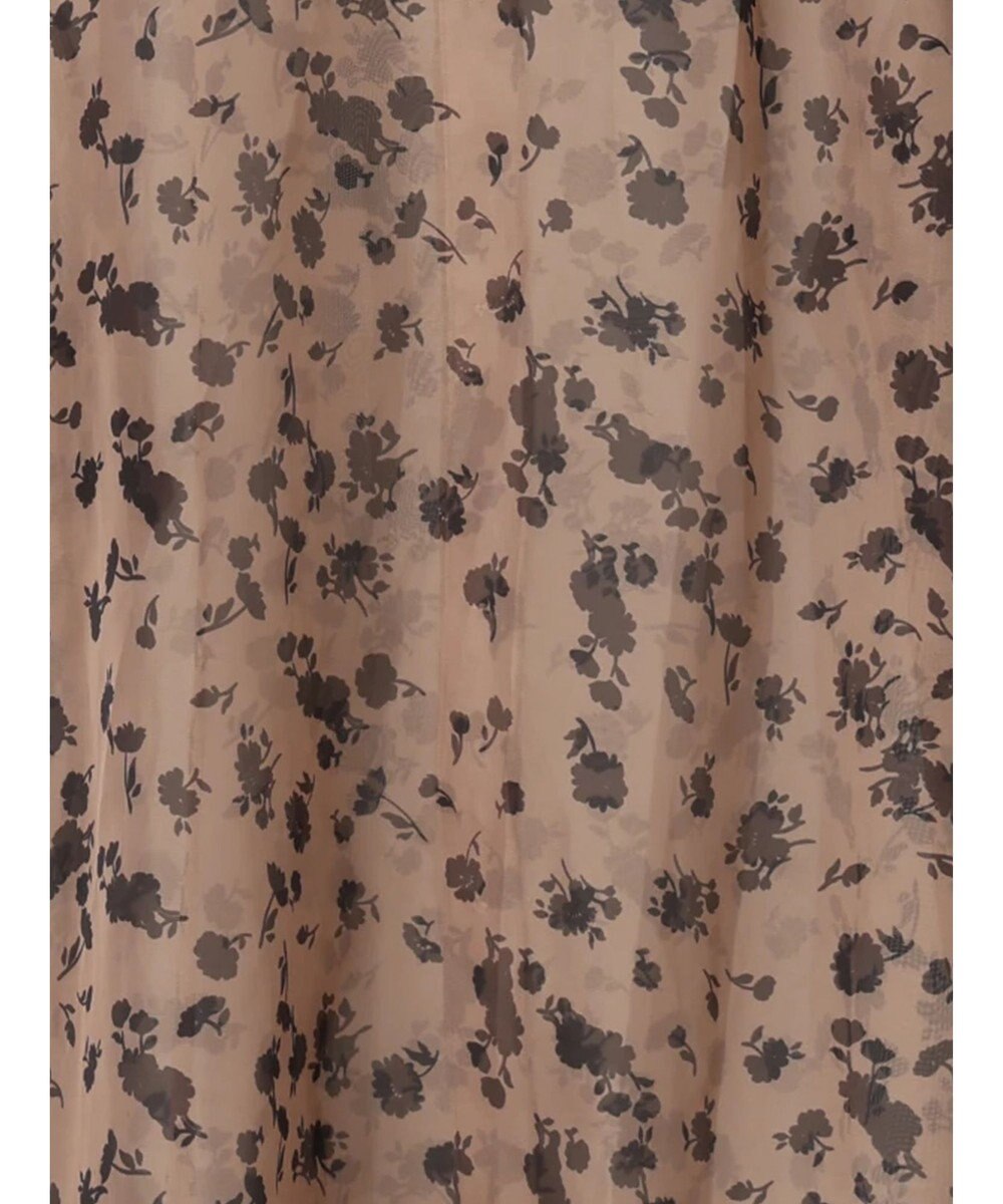 Te chichi シアーフラワーボリュームスリーブブラウス 