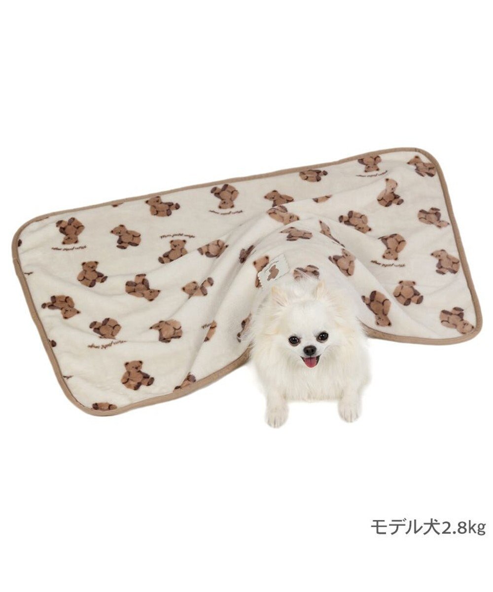 PET PARADISE ペットパラダイス くまちゃん ボア ブランケット 