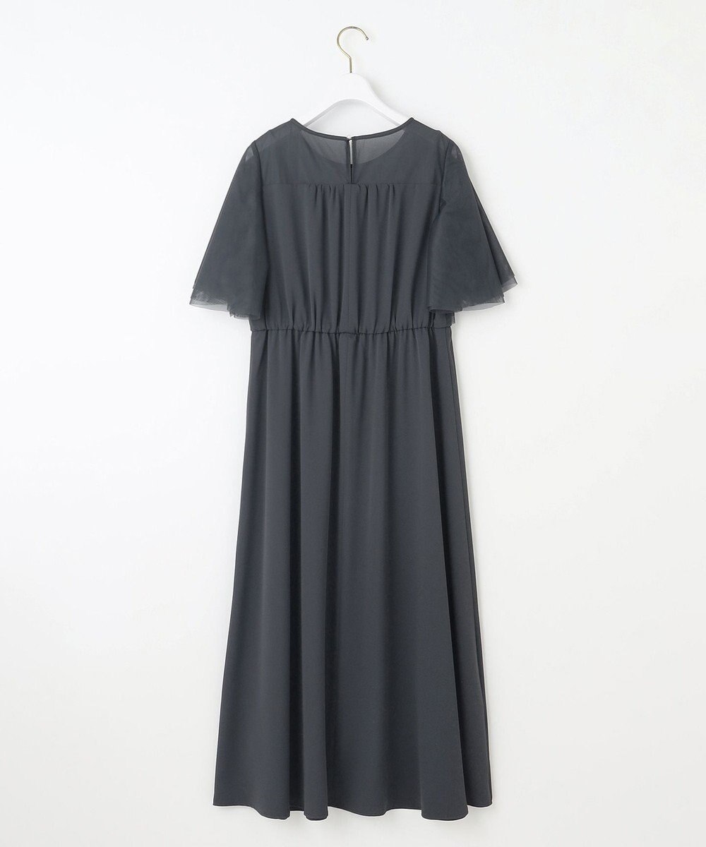 ANY SIS 【Lily Calin】ラッフルチュールフェイクパール ドレス 