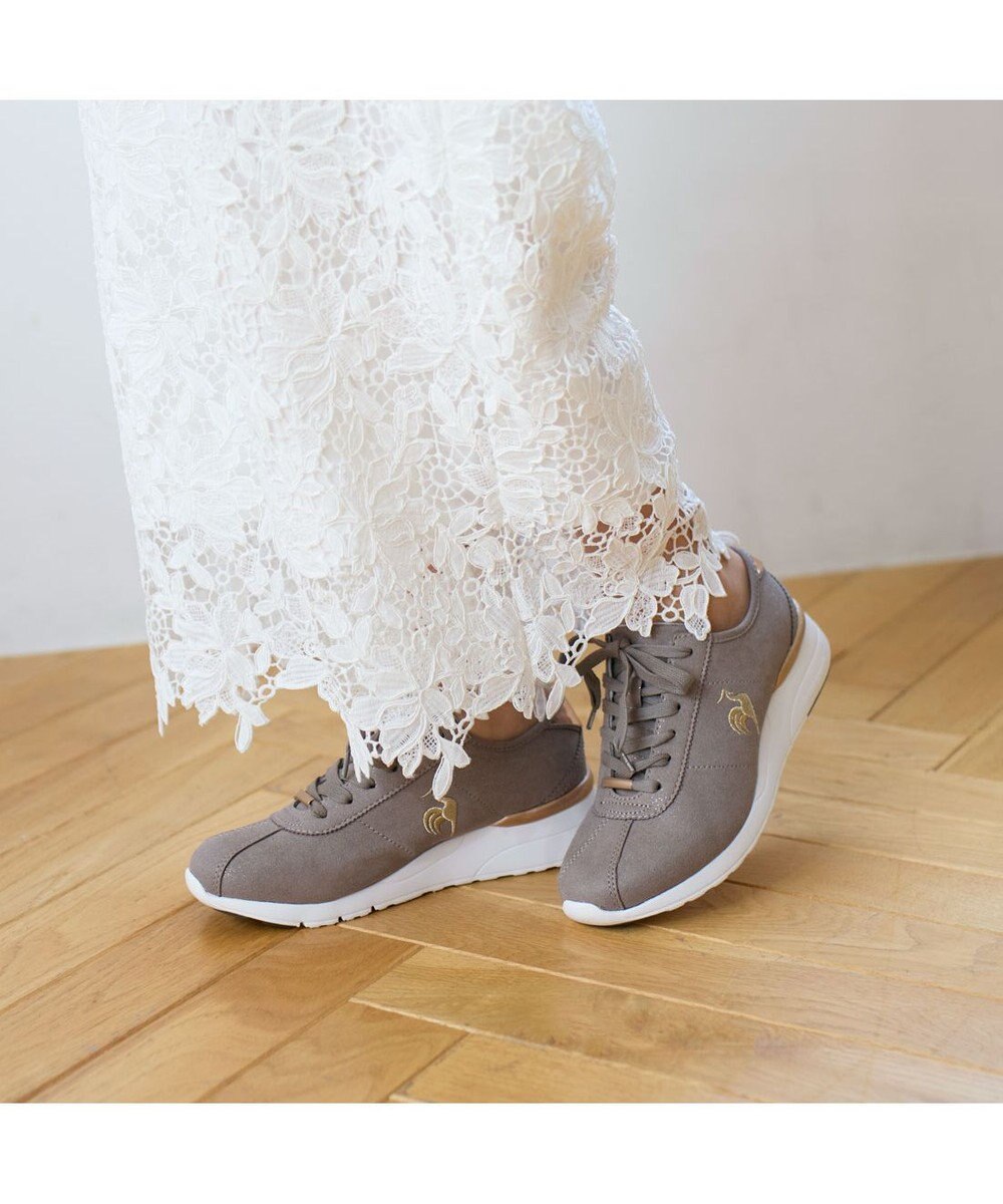 Riz raffinee 【le coq sportif×Riz raffinee】ヒールアップ厚底スニーカー 