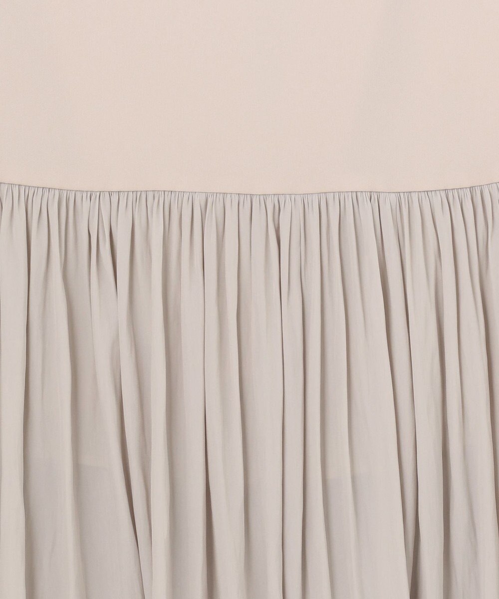 GRACE CONTINENTAL ネックレス付ティアードドレス 