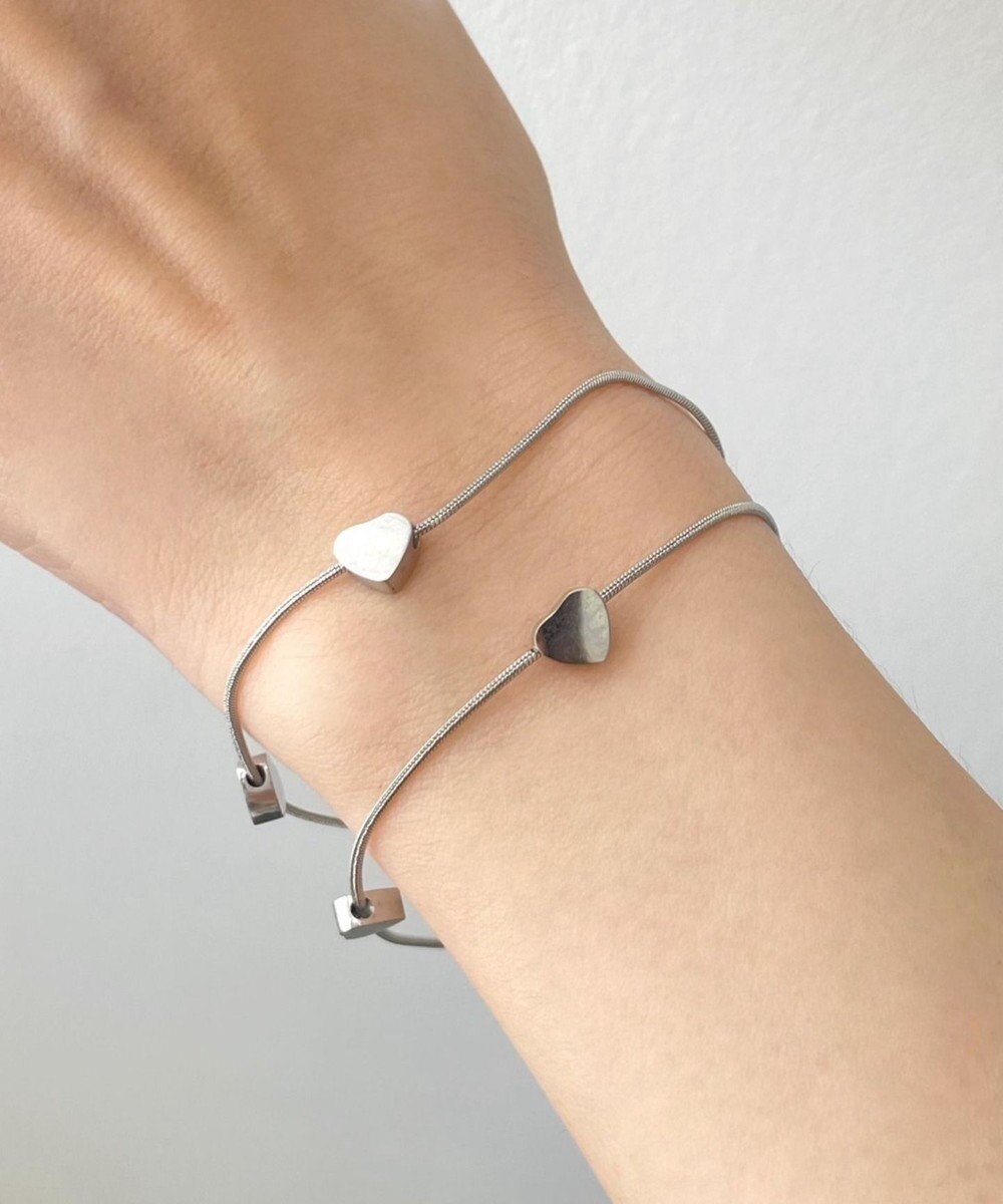 WEGO Lステンレスモチーフ2連ブレス 