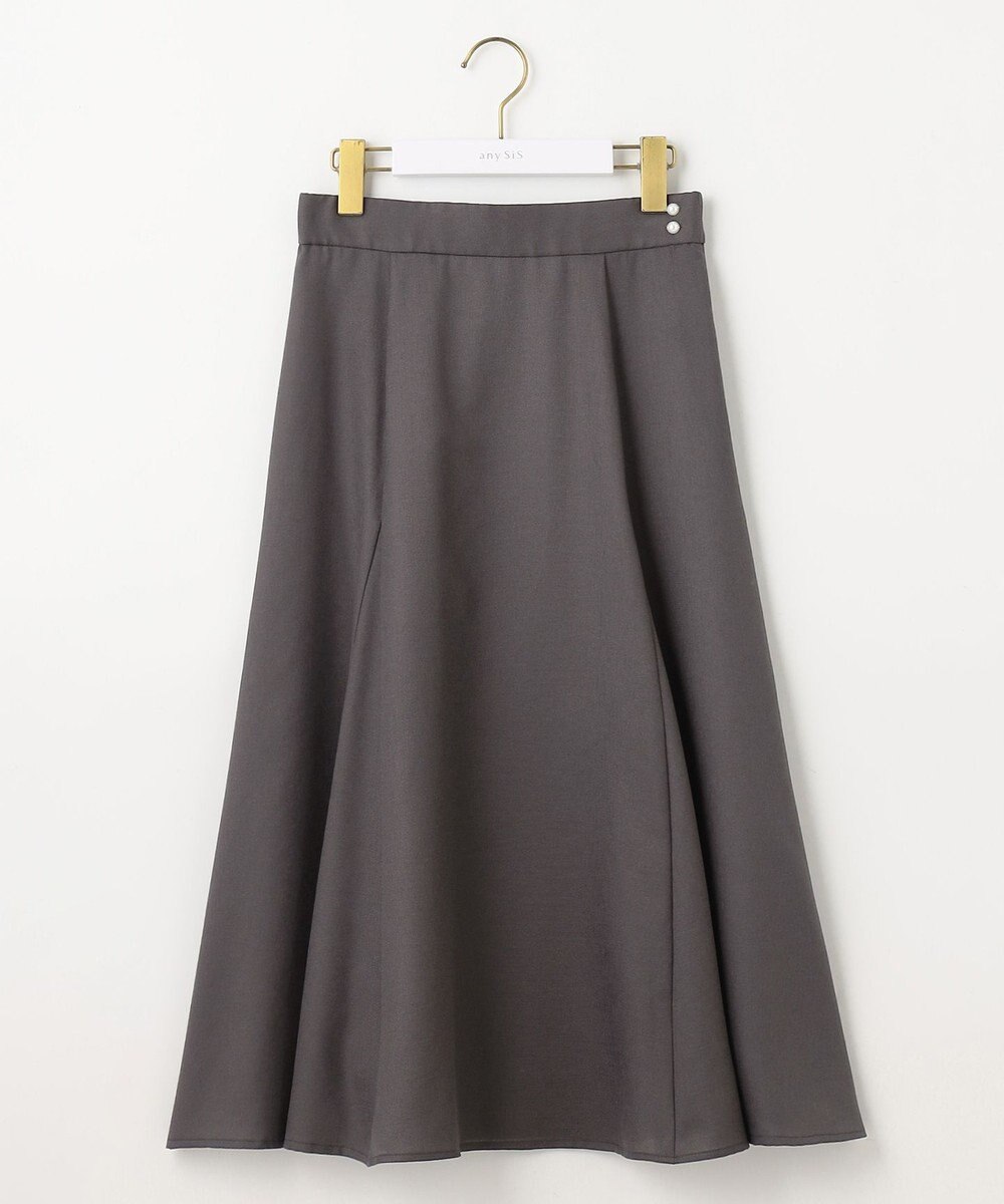 ANY SIS 【速乾・接触冷感】スムージーポリエステル フレアスカート 