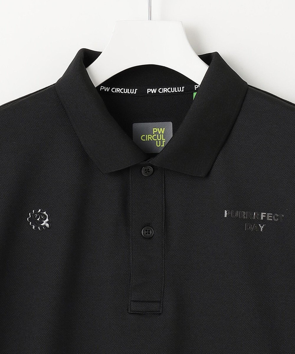 PW CIRCULUS 【MEN】【吸汗速乾/ストレッチ】ベーシックカノコ ポロシャツ 