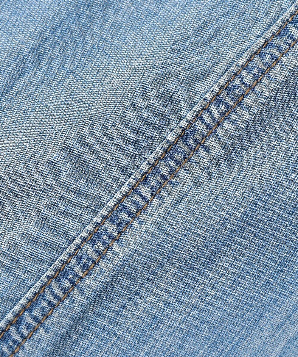 J.PRESS YORK STREET 【WOMEN】ダンガリーワイド デニムパンツ 