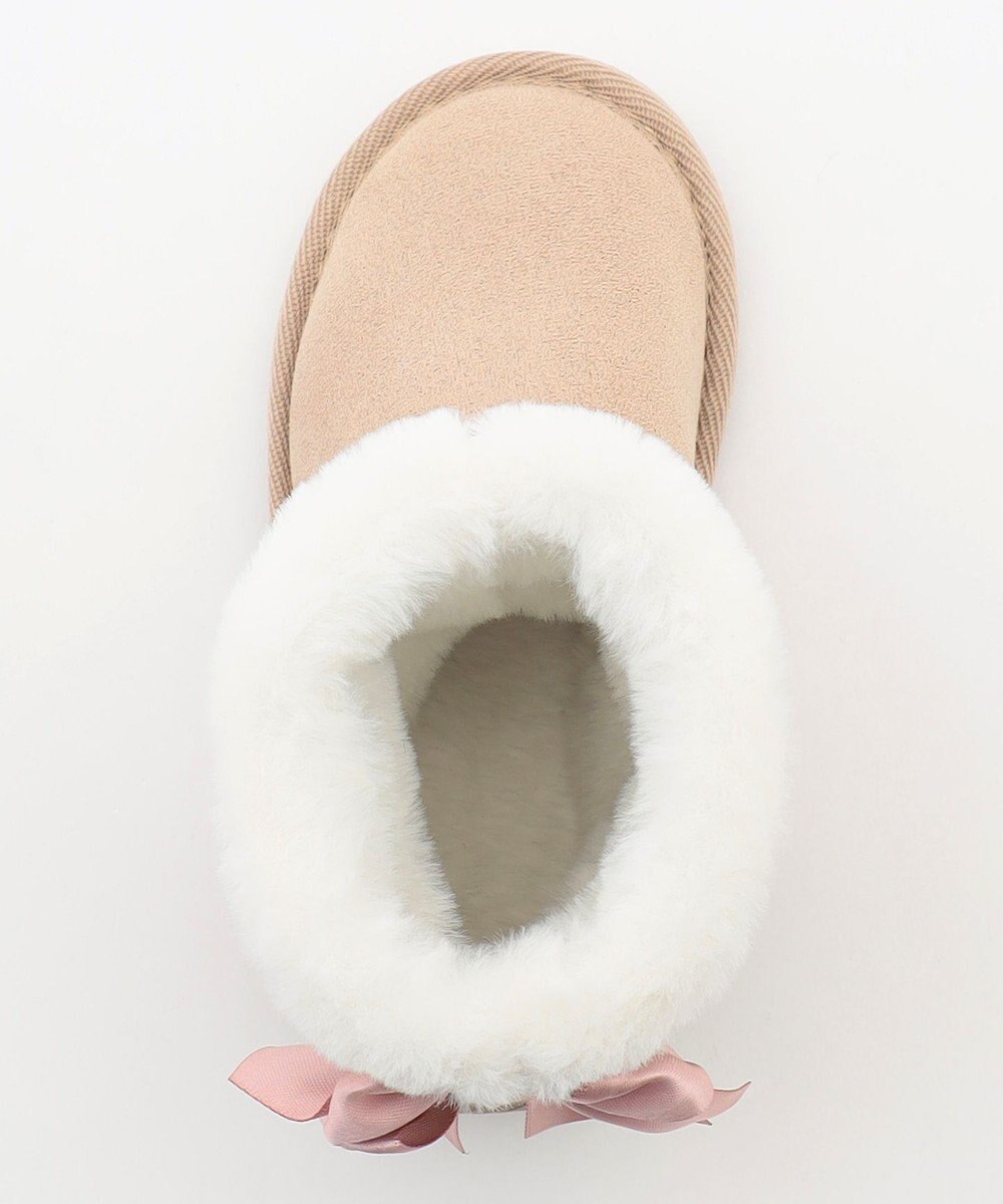 ANY KIDS リボンフェイクムートンブーツ 