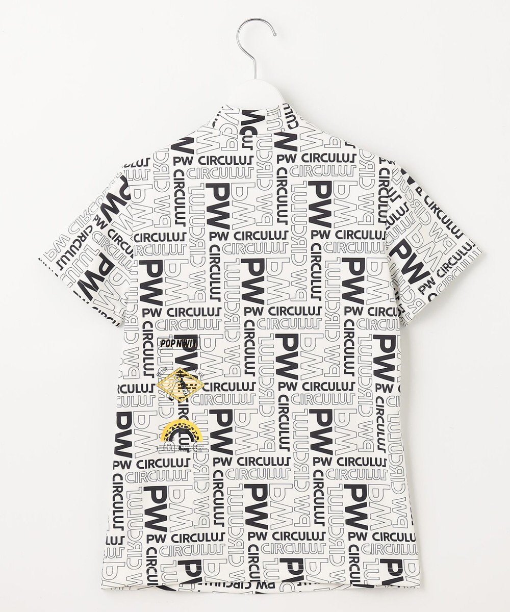 PW CIRCULUS 【UVカット / 吸水速乾 / 伸縮性抜群】【WOMEN】ＰＷロゴ＆チェックモックT ゴルフウェア レディース 