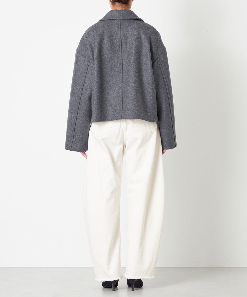 NAVE 【Nave】ダブルメルトン ショートPコート 