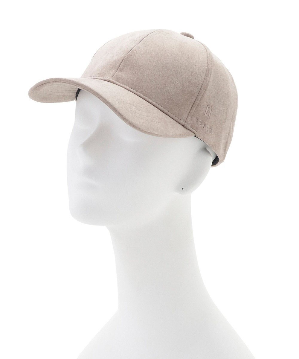 MOONBAT FURLA(フルラ)横刺繍スエード キャップ UVカット 