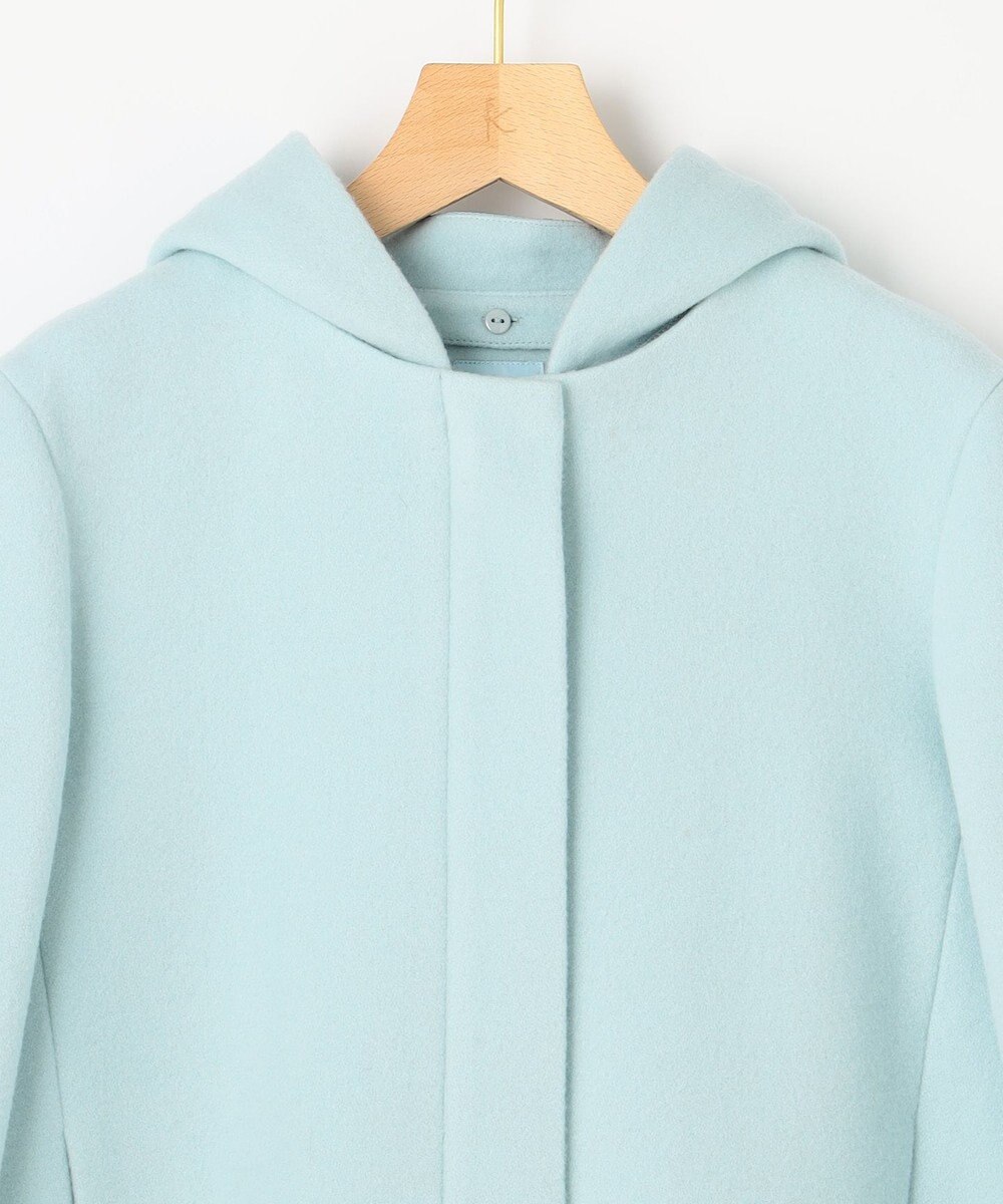 組曲 2WAYショートビーバー フーテッドコート 