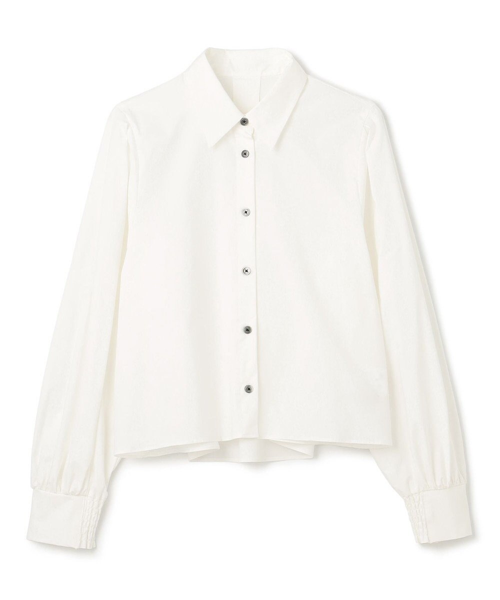 UNFILO L ボリュームスリーブ クロップドシャツ 