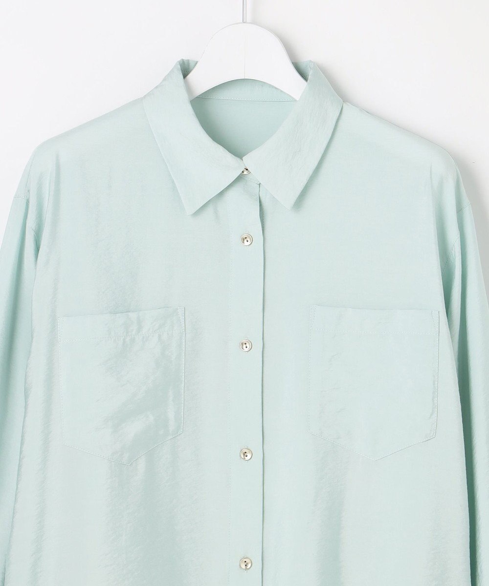 ANY SIS シアーダブルポケット シャツ 