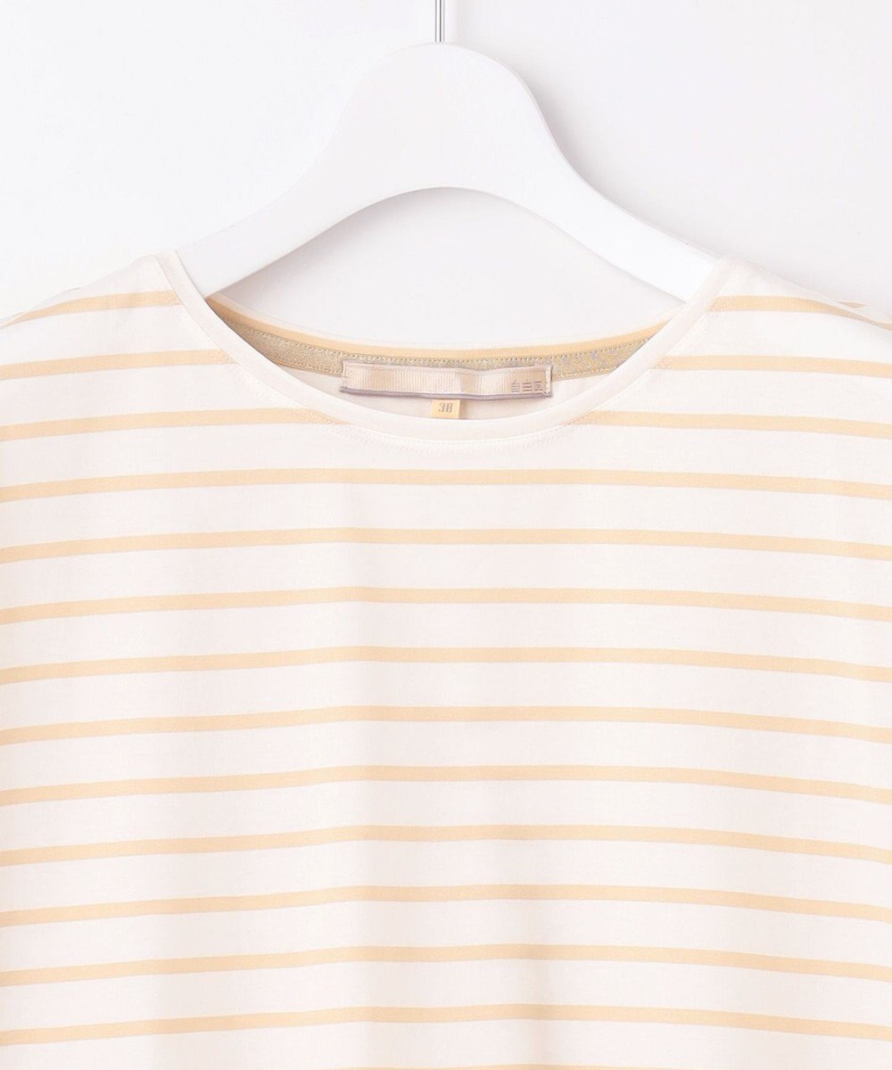 自由区 L 【UV加工・洗える】ハイカウントボーダー カットソー 