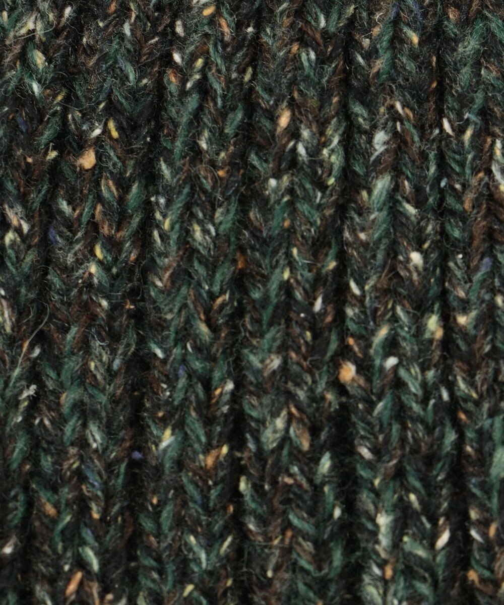 JOSEPH ABBOUD MOUNTAIN 【UNISEX】裏地付き ネップツイードニットキャップ 