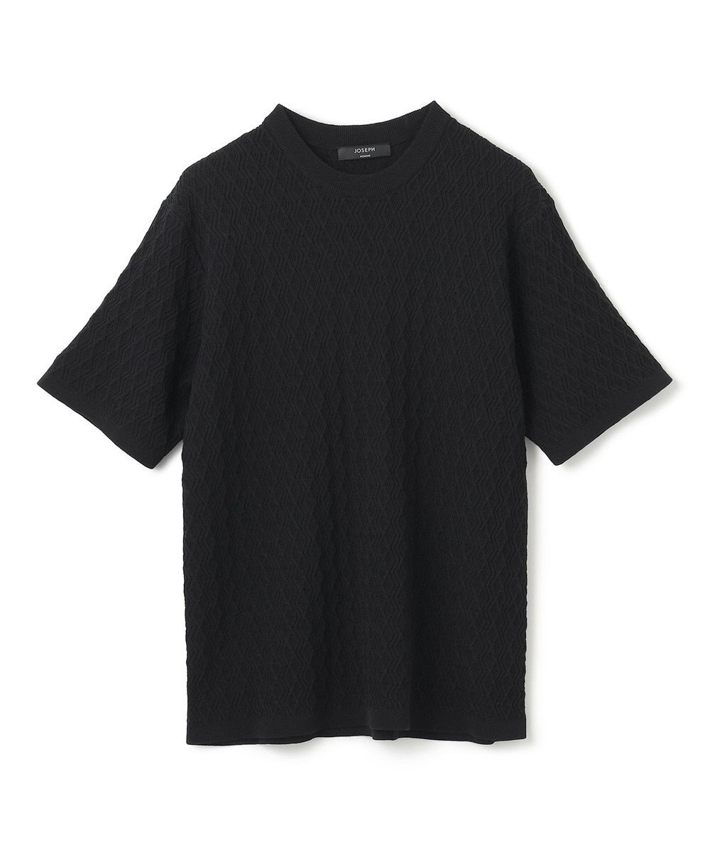 JOSEPH HOMME 【洗える】ドライコットンリンクス　半袖クルーネックニット 