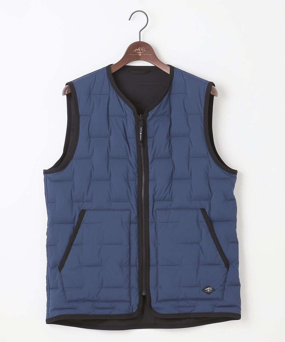 JOSEPH ABBOUD MOUNTAIN 【2WAYストレッチ/リバーシブル/撥水/軽量】 リバーシブル ダウン ベスト 