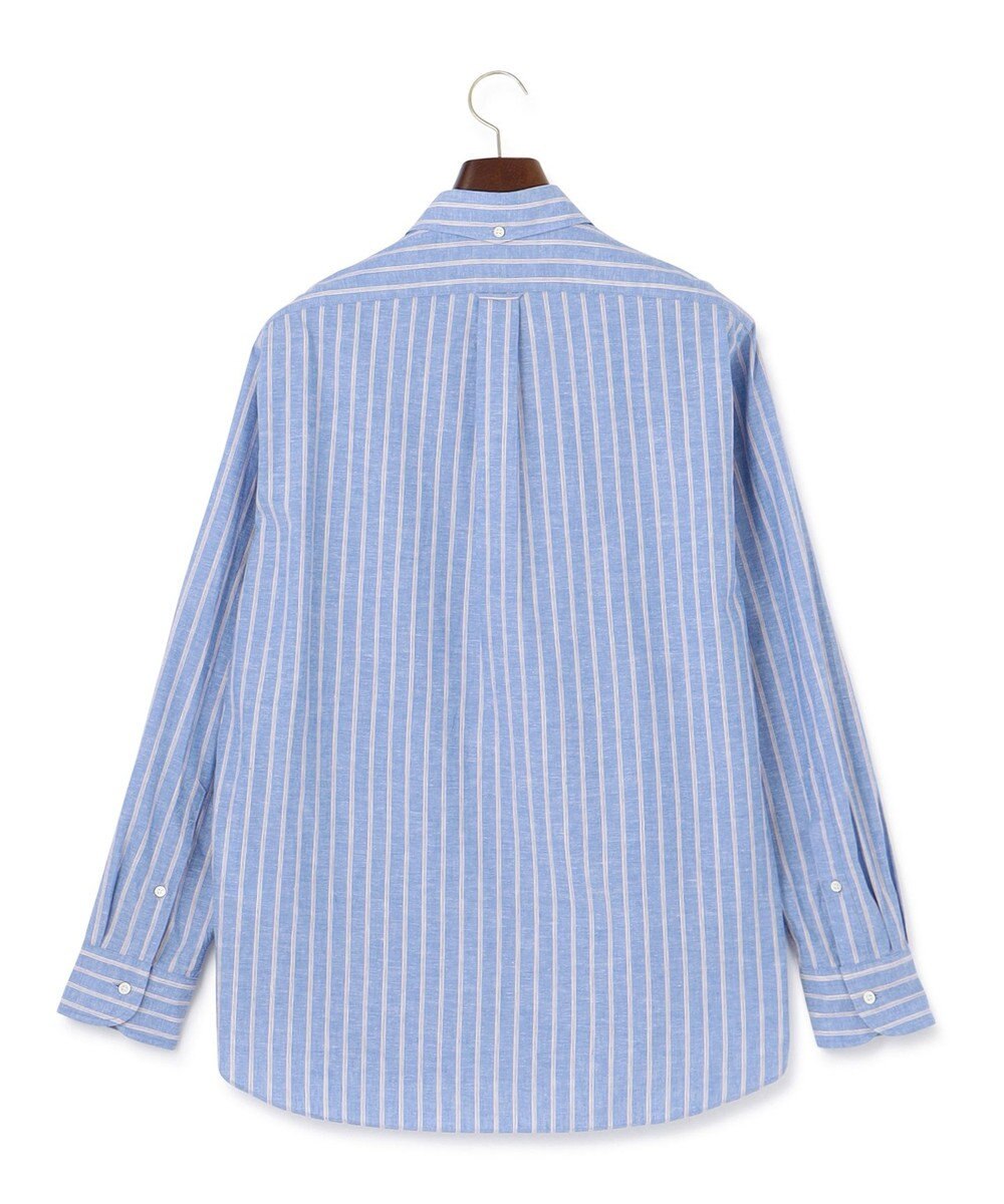 J.PRESS MEN 【WEB・一部店舗限定】コットンリネンストライプシャツ 