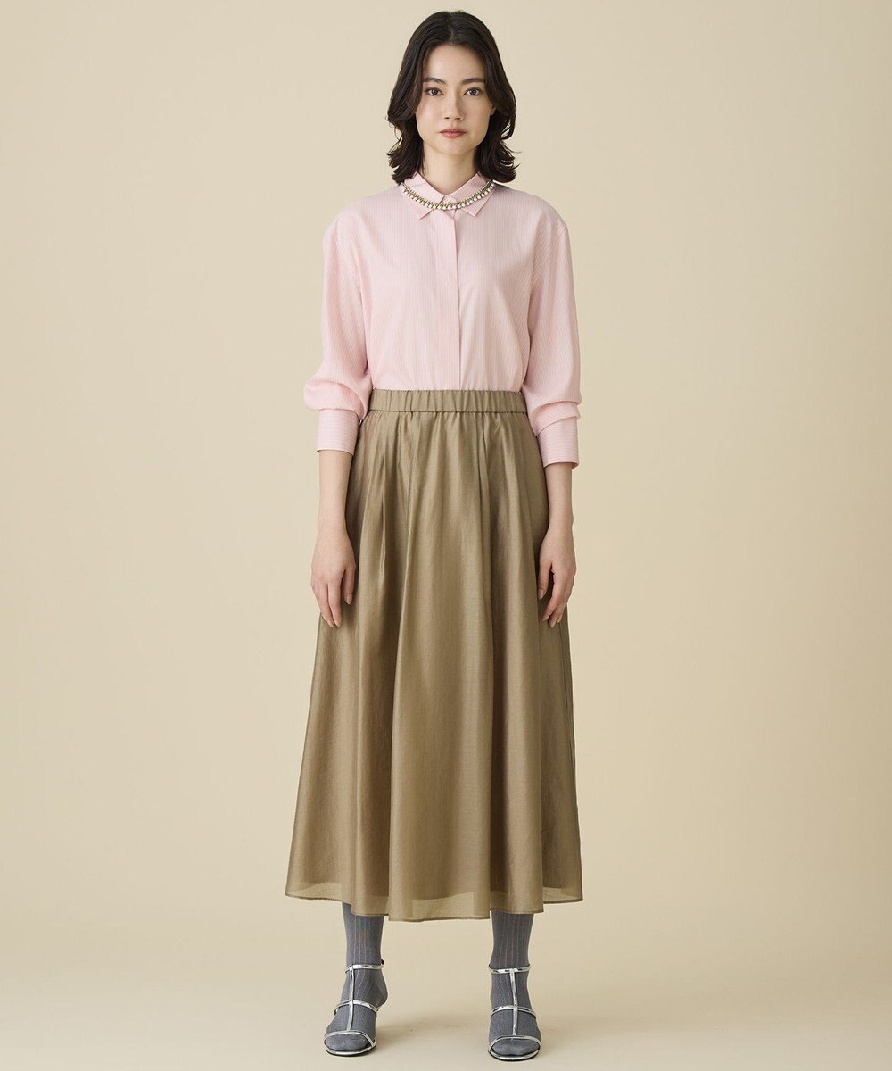 自由区 L ドレープブロード シャツブラウス 