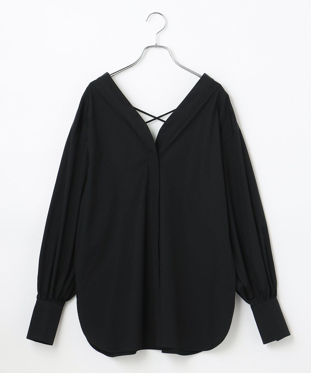 #Newans 【ANSWER for ヘルシーカジュアル】クロスリボンシャツ 